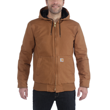 LOOSE FIT WASHED DUCK INSULATED ACTIVE JAC