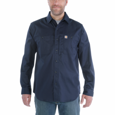 RUGGED PROFESSIONAL™ SERIES RELAXED FIT CANVAS LONG SLEEVE WORK SHIRT