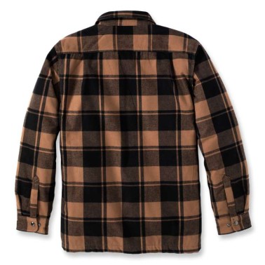 RELAXED FIT HEAVYWEIGHT FLANNEL SHERPA-LINED SHIRT JAC