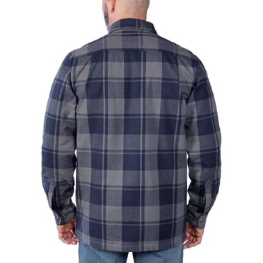 RELAXED FIT HEAVYWEIGHT FLANNEL SHERPA-LINED SHIRT JAC