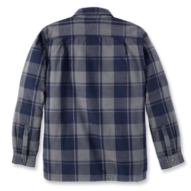 RELAXED FIT HEAVYWEIGHT FLANNEL SHERPA-LINED SHIRT JAC