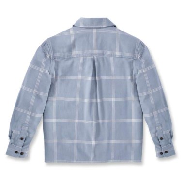 RUGGED FLEX™ LOOSE FIT MIDWEIGHT FLANNEL LONG-SLEEVE PLAID SHIRT