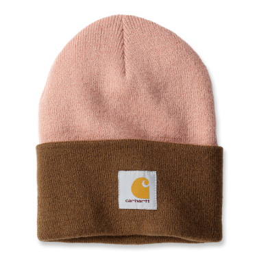 KNIT CUFFED TWO-TONE BEANIE