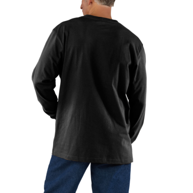 LOOSE FIT HEAVYWEIGHT LONG-SLEEVE POCKET T-SHIRT