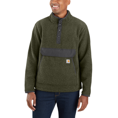 RELAXED FIT FLEECE PULLOVER