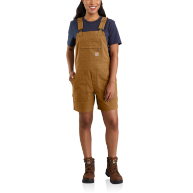 RUGGED FLEX RELAXED FIT CANVAS SHORTALL