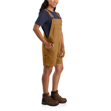 RUGGED FLEX RELAXED FIT CANVAS SHORTALL