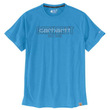 CARHARTT FORCE RELAXED FIT MIDWEIGHT SHORT-SLEEVE LOGO GRAPHIC CAMISETA