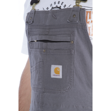 RUGGED FLEX™ RELAXED FIT CANVAS BIB OVERALL