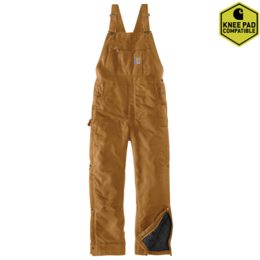 LOOSE FIT FIRM DUCK INSULATED BIB OVERALL