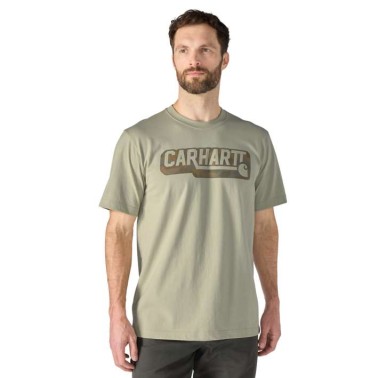 IRVINE RELAXED CAMO LOGO T-SHIRT