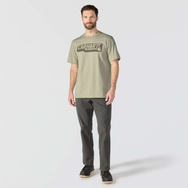 IRVINE RELAXED CAMO LOGO T-SHIRT