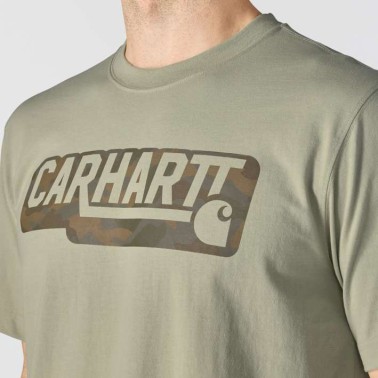 IRVINE RELAXED CAMO LOGO T-SHIRT