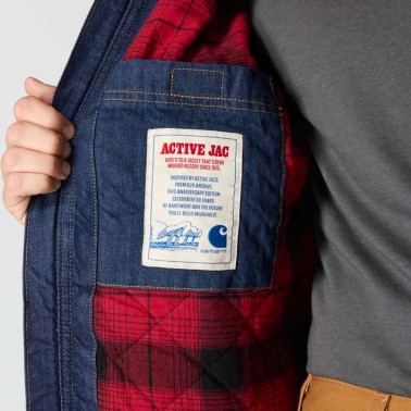 DENIM ACTIVE JACKET LOOSE FIT